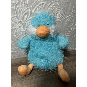 Hallmark Roly Polies Plush Chick Blue Easter Stuffed Bean 8” Fuzzy Bean Tush